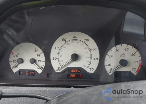 2000 Mercedes-Benz C 230 Kompressor from USA, damaged, VIN WDBHA24G8YA821547